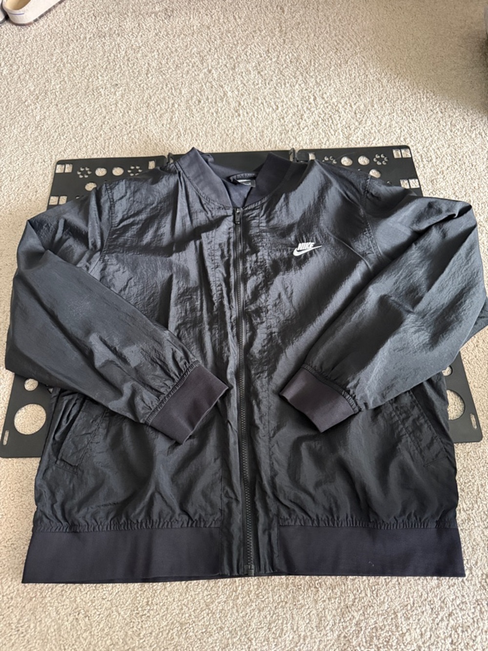 Nike Black Men's Lightweight Windbreaker Jacket
